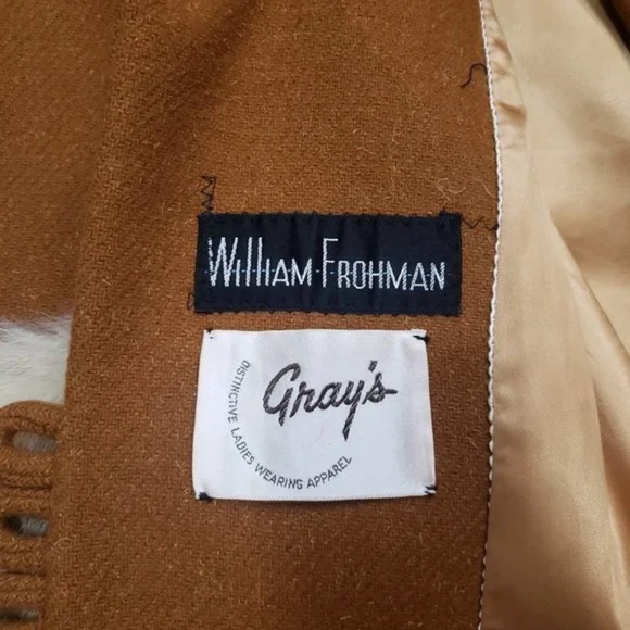 Fur Trimmed Women's Coat Suede - Picture 13 of 16